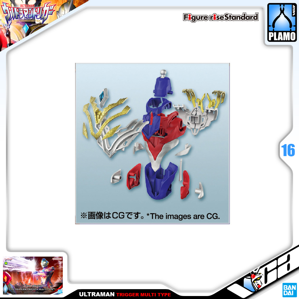 Bandai® Plastic Model Kit Figure-Rise Standard Ultraman Series ULTRAMAN TRIGGE MULTI TYPE