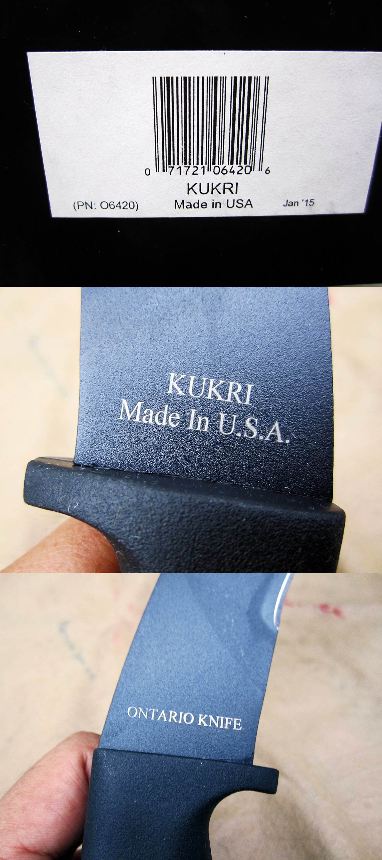 มีดเดินป่าOntario Knife Co Kukri Knife 6420