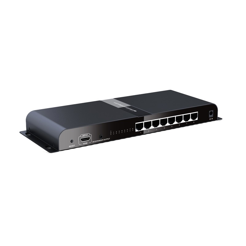 VANZEL รุ่น LH-108E HDMI WITH IR SPLIITER & EXTENDER OVER CAT6 พร้อม RX 8Pcs.