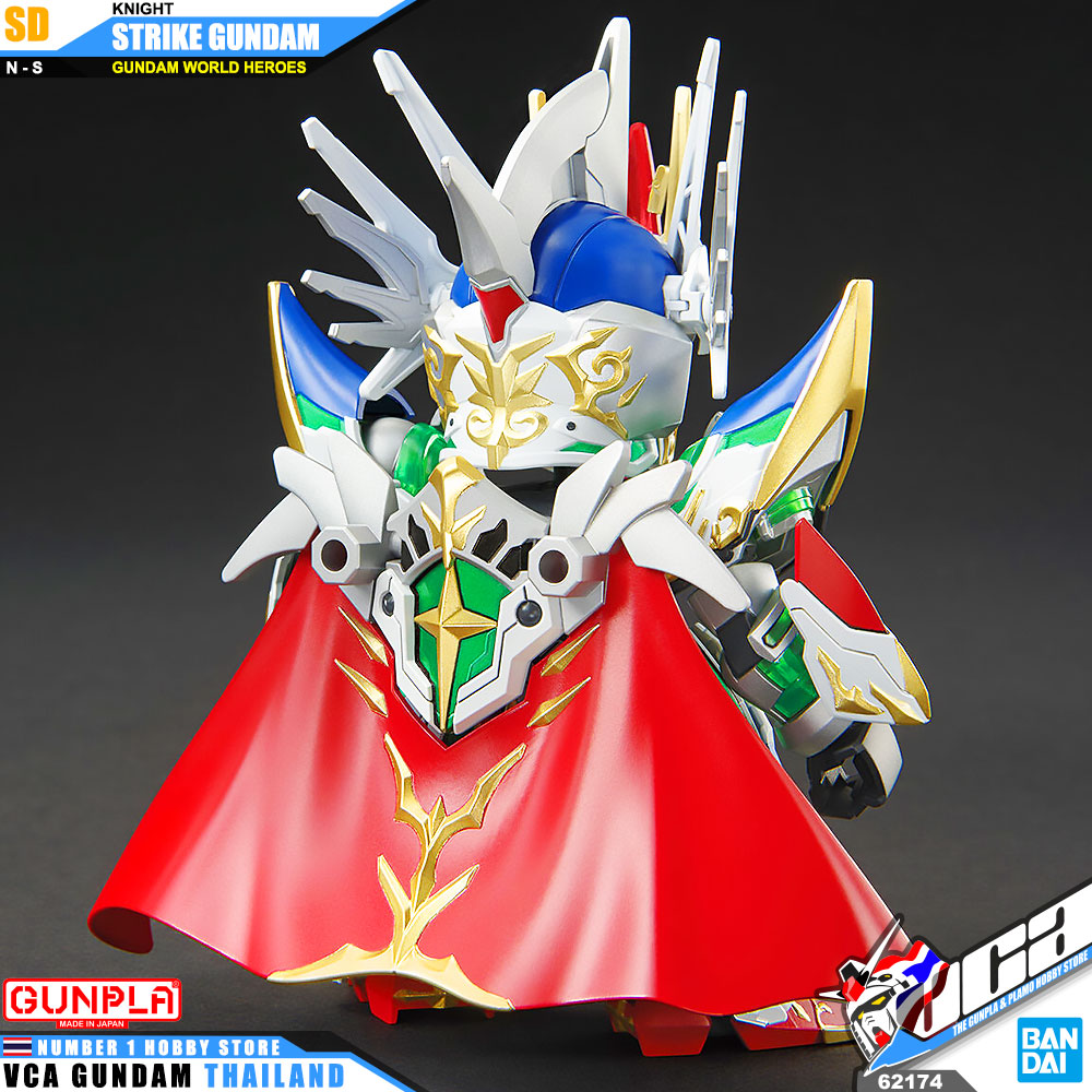 BANDAI GUNPLA SD GUNDAM WORLD HEROES SDW KNIGHT STRIKE GUNDAM โมเดล กันดั้ม กันพลา VCA GUNDAM