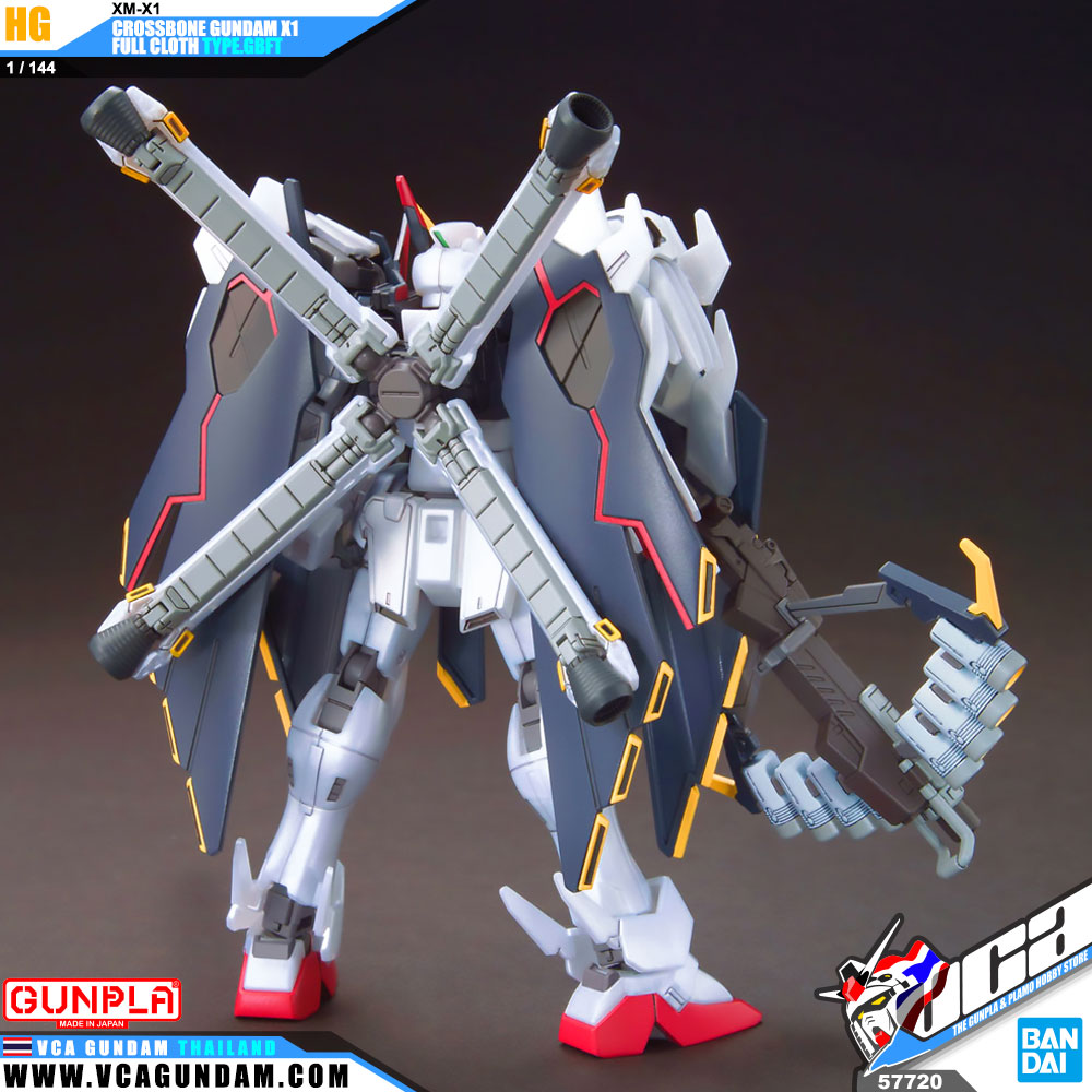 HG CROSSBONE GUNDAM X1 FULL CLOTH TYPE.GBFT ครอสโบน กันดั้ม X-1 ฟูล โคลธ