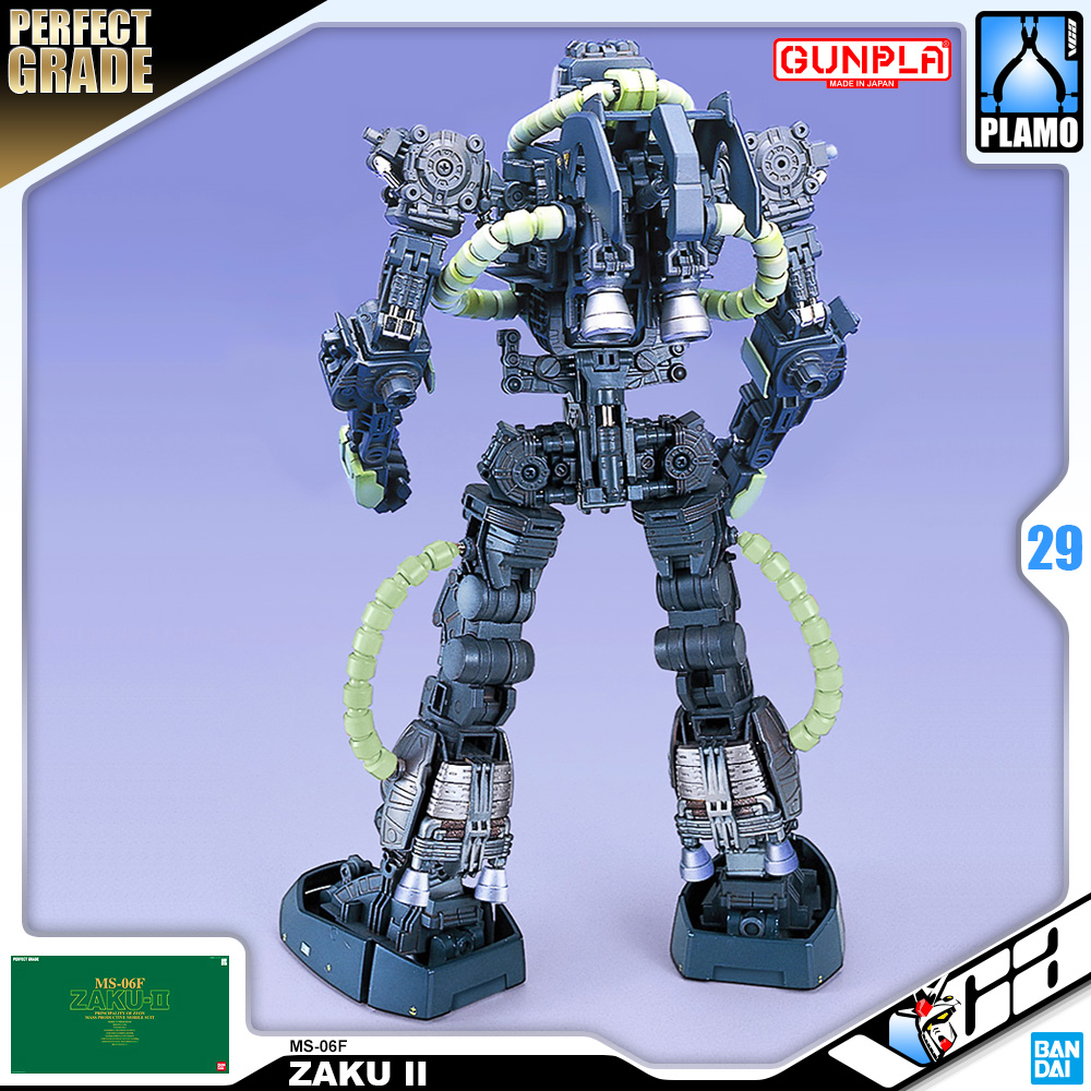 ⭐️ BANDAI GUNPLA PERFECT GRADE PG 1/60 MS-06F ZAKU II ประกอบ หุ่นยนต์ โมเดล กันดั้ม กันพลา ของเล่น VCA GUNDAM