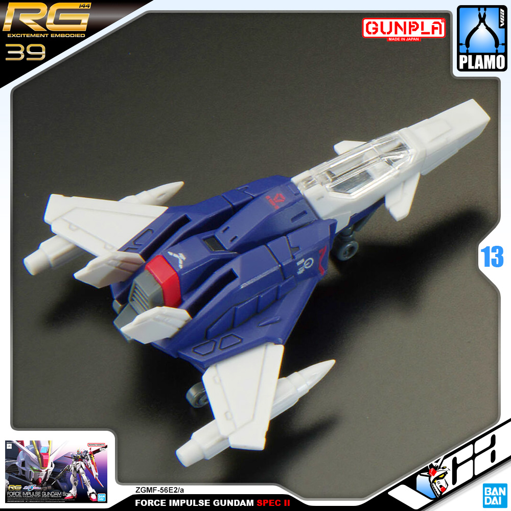 Bandai Gunpla Real Grade RG Force Impulse Gundam Spec II Model Action Toy Kit VCA Gundam Thailand