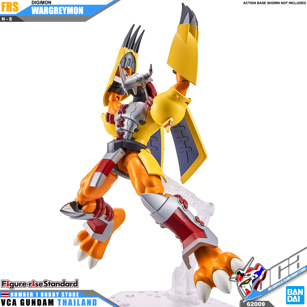 BANDAI FIGURE-RISE STANDARD WARGREYMON FIGURE RISE ดิจิมอน แอดเวนเจอร์ โมเดล VCA GUNDAM