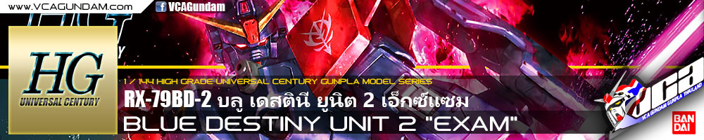 HG BLUE DESTINY UNIT 2 EXAM บลู เดสตินี่ ยูนิต 2 เอ็กซ์แซม
