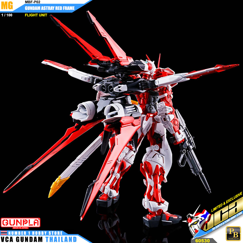 PremiumBandai Master Grade MG MBF-P02 GUNDAM ASTRAY RED FRAME FLIGHT UNIT กันดั้ม แอสเทรย์ เรด เฟรม