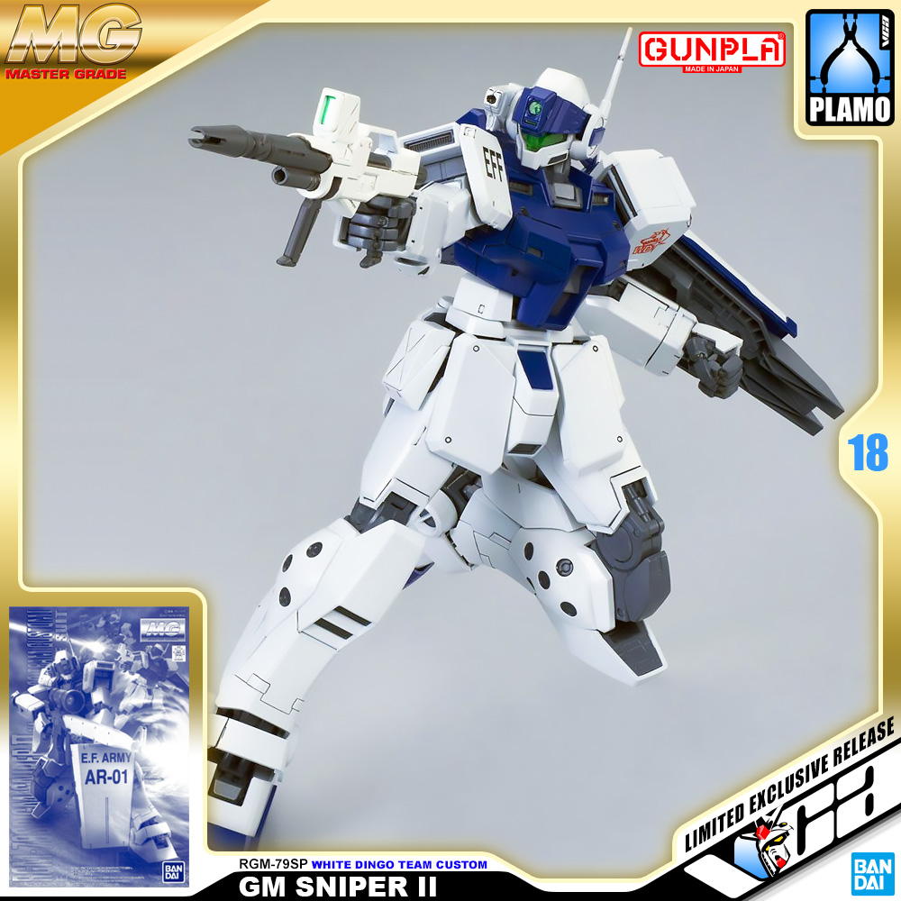 MG RGM-79SP GM SNIPER II WHITE DINGO TEAM CUSTOM