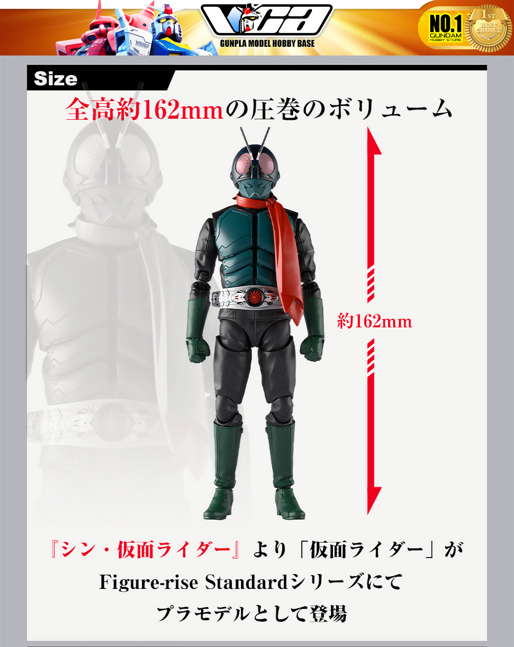 Bandai Figure Rise Standard FRS SHIN MASKED RIDER