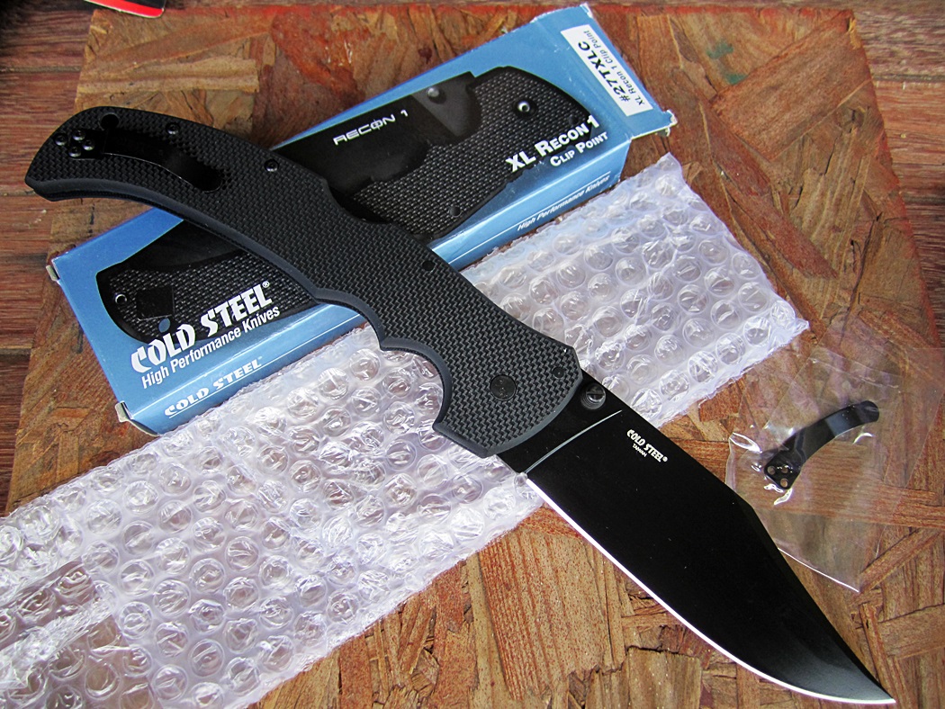มีดCold Steel XL Recon 1 Clip Point Plain Edge Knife 27TXLC