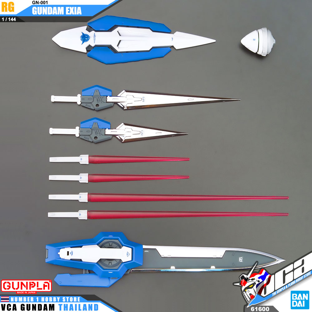 BANDAI GUNPLA REAL GRADE RG 1/144 GUNDAM EXIA โมเดล กันดั้ม กันพลา VCA GUNDAM
