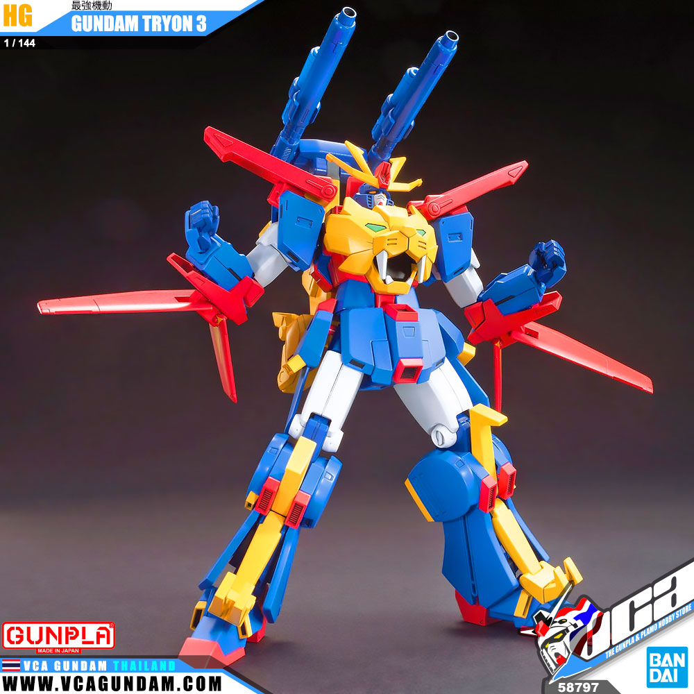 HG 最強機動 GUNDAM TRYON 3 กันดั้ม ไทรยอน 3
