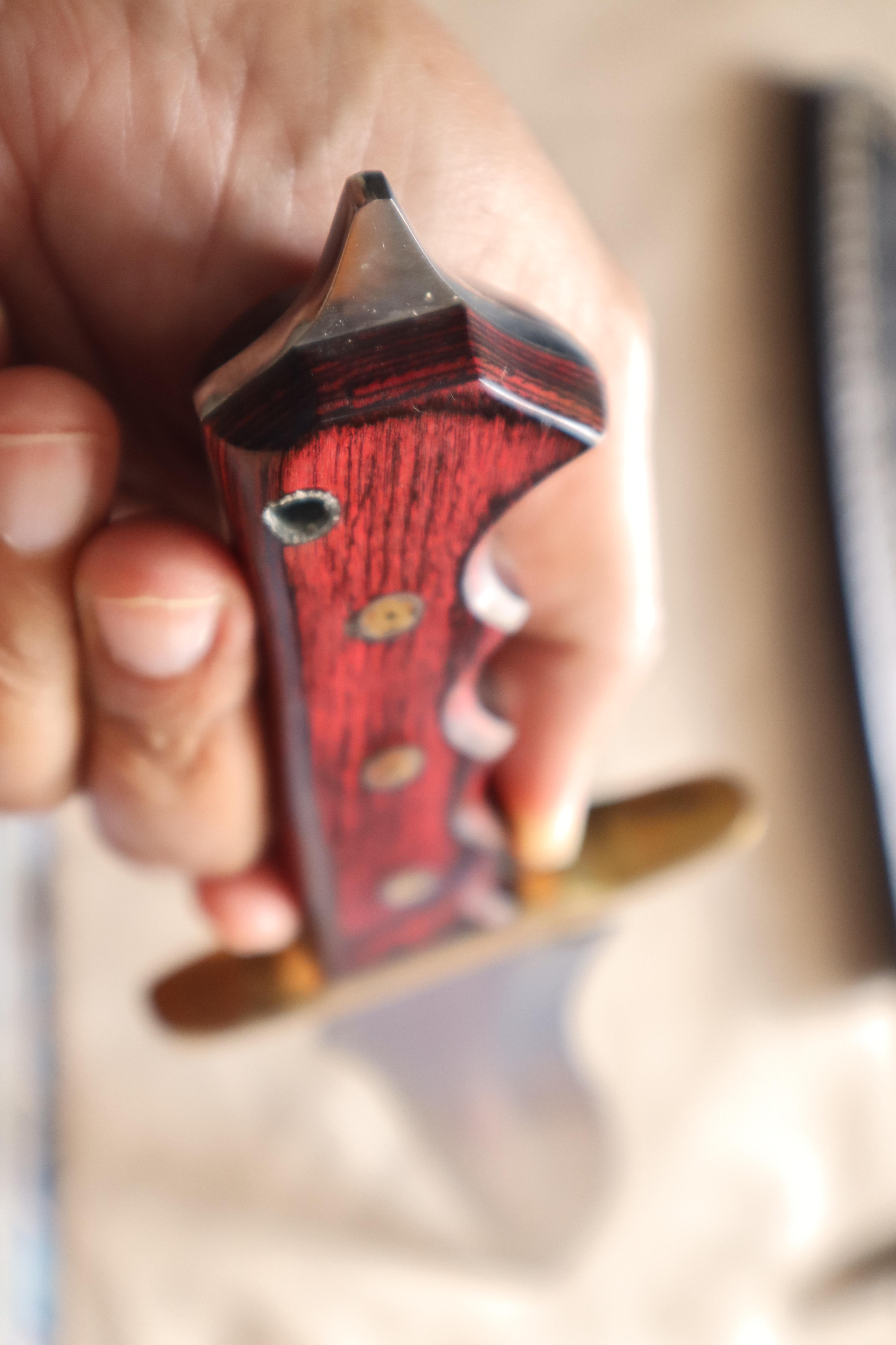 มีดใบตาย เหล็ก 440c ASH (B95)