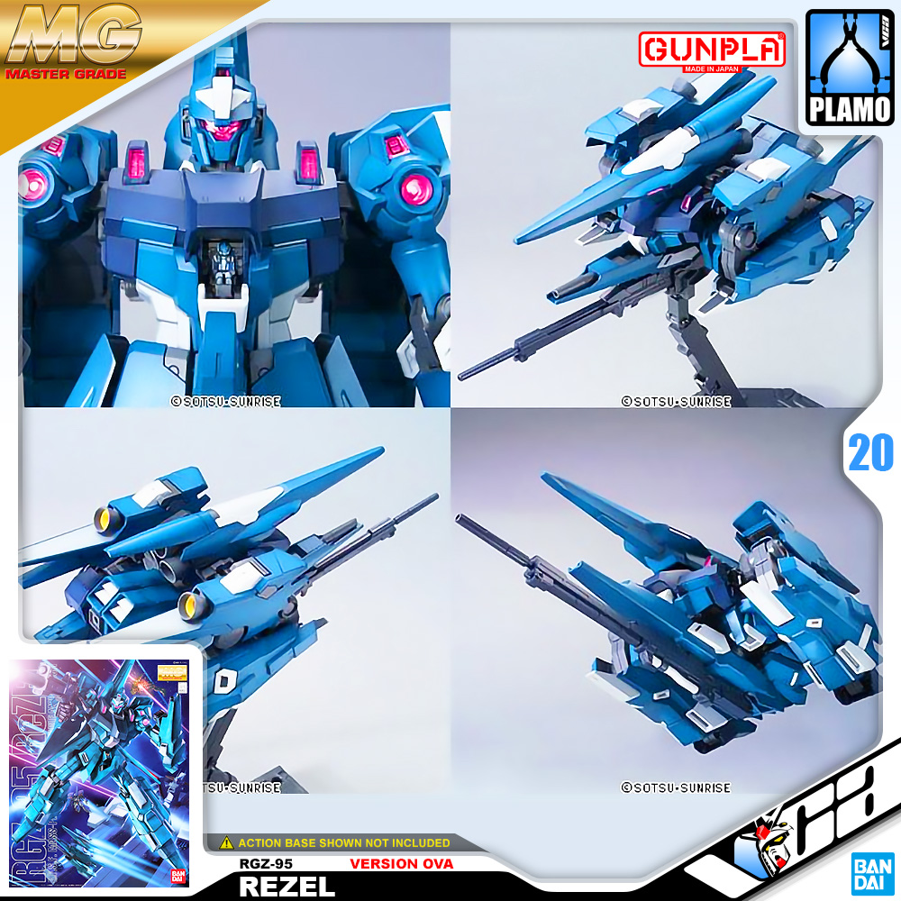 ⭐️ BANDAI GUNPLA MASTER GRADE MG 1/100 RGZ-95 REZEL VER OVA ประกอบ หุ่นยนต์ โมเดล กันดั้ม กันพลา ของเล่น VCA GUNDAM