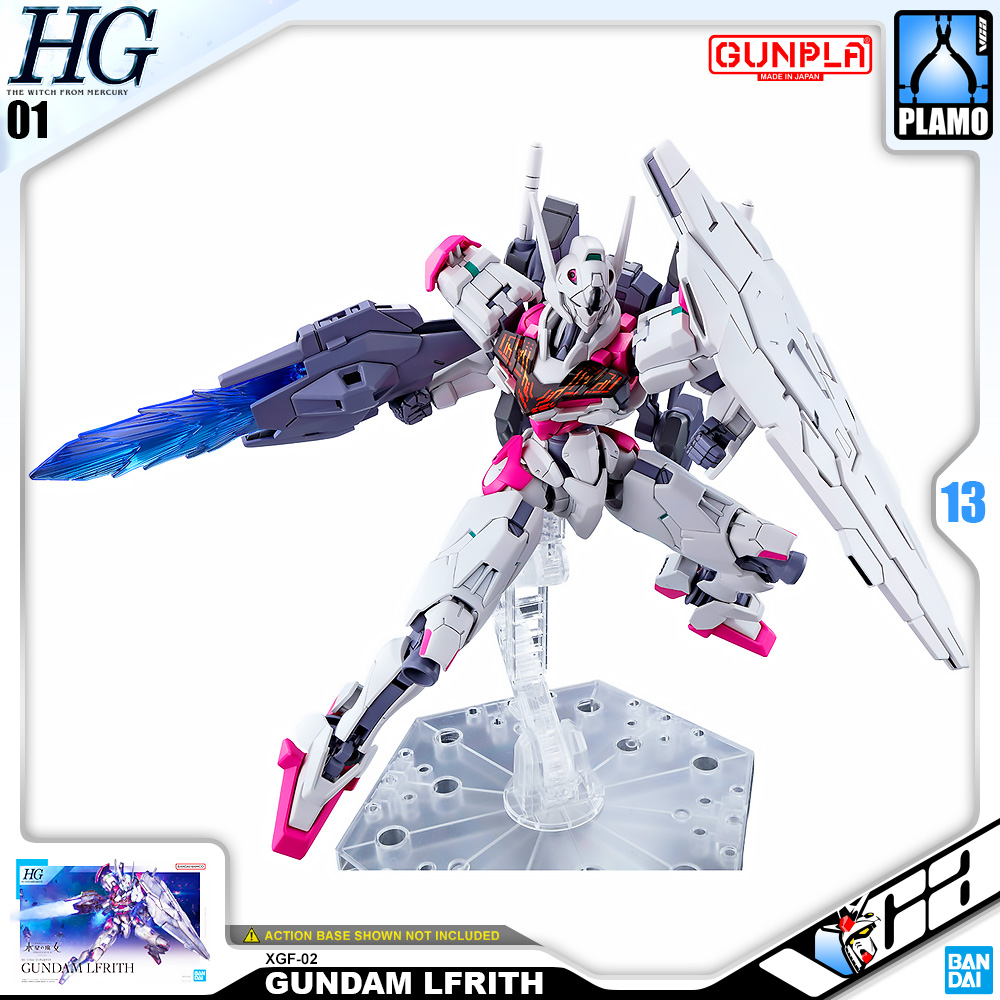 ⭐️ BANDAI GUNPLA HIGH GRADE THE WITCH FROM MERCURY HGTWFM HG 1/144 GUNDAM LFRITH ประกอบ หุ่นยนต์ โมเดล กันดั้ม กันพลา ของเล่น VCA GUNDAM