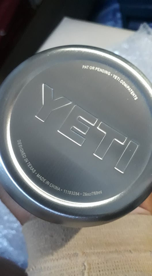 YETI Rambler 26 oz Stainless Steel Vacuum Insulated Bottle, Brick Red