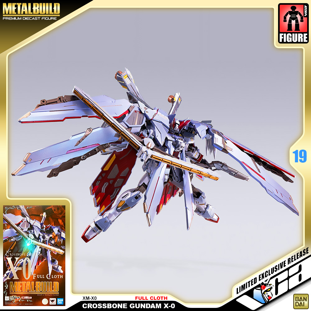 ⭐️ PREMIUM BANDAI PB TAMASHII NATIONS METAL BUILD MB CROSSBONE GUNDAM X-0 X0 FULL CLOTH กันดั้ม ฟิกเกอร์ ของเล่น VCA GUNDAM