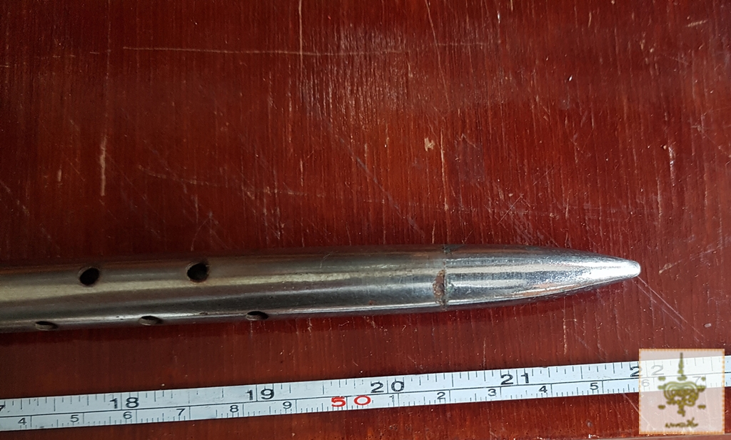 ไม้ตะพด หัวลูกกระสุนปืน สีเงิน