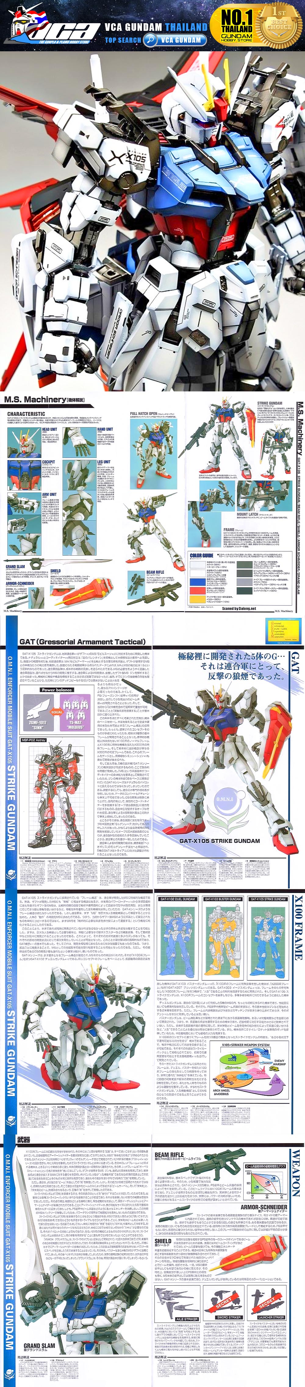 PG GAT-X105 STRIKE GUNDAM สไตร์ค กันดั้ม PG GAT-X105 STRIKE GUNDAM สไตร์ค กันดั้ม