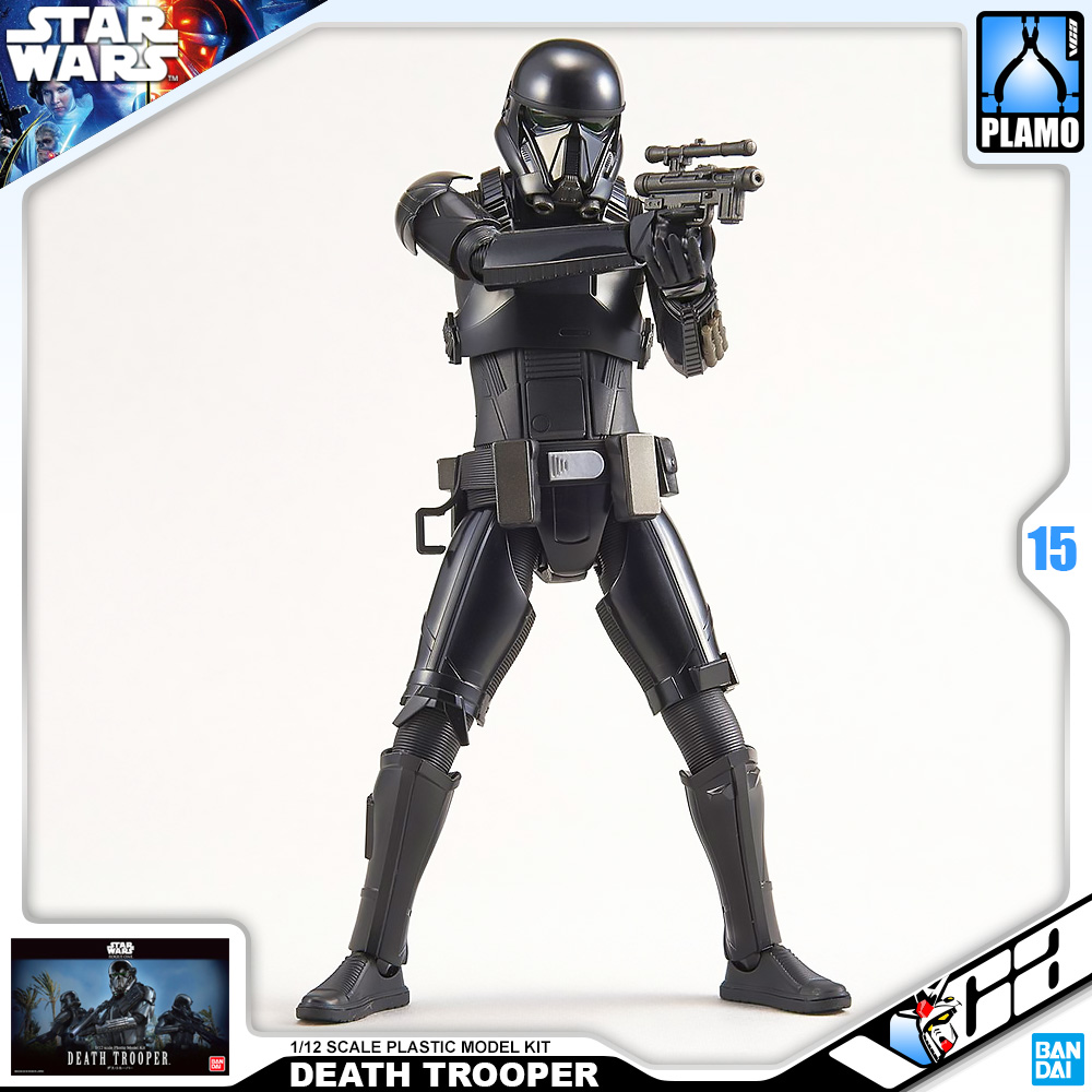 ⭐️ BANDAI STAR WARS 1/12 DEATH TROOPER ROGUE ONE ประกอบ หุ่นยนต์ โมเดล กันดั้ม กันพลา ของเล่น VCA GUNDAM