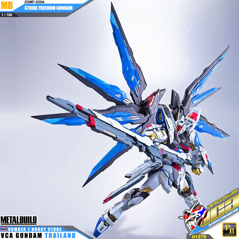 PREMIUM BANDAI TAMASHII NATIONS METAL BUILD ZGMF-X20A STRIKE FREEDOM GUNDAM FIGURE MODEL TOY กันดั้ม ฟิกเกอร์ VCA GUNDAM