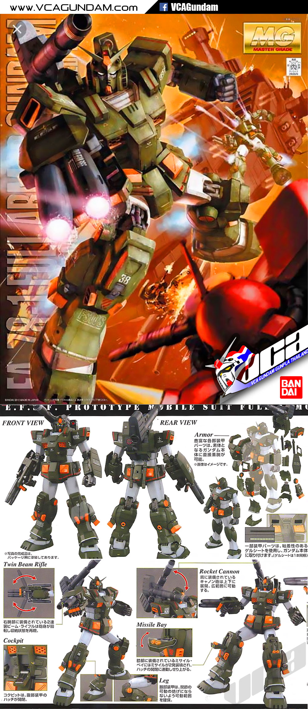 MG FA-78-1 FULL ARMOR GUNDAM ฟูล อาร์เมอร์ กันดั้ม