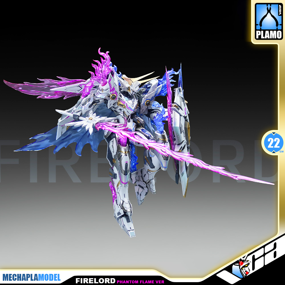 SNAA YR-04 Firelord Ver. Phantom Flame 焱皇 Ver.幻炎之魂 Master Grade MG 1/100 Plastic Model Action Figure Toy Master Grade MG Kit VCA Gundam Mecha Thailand