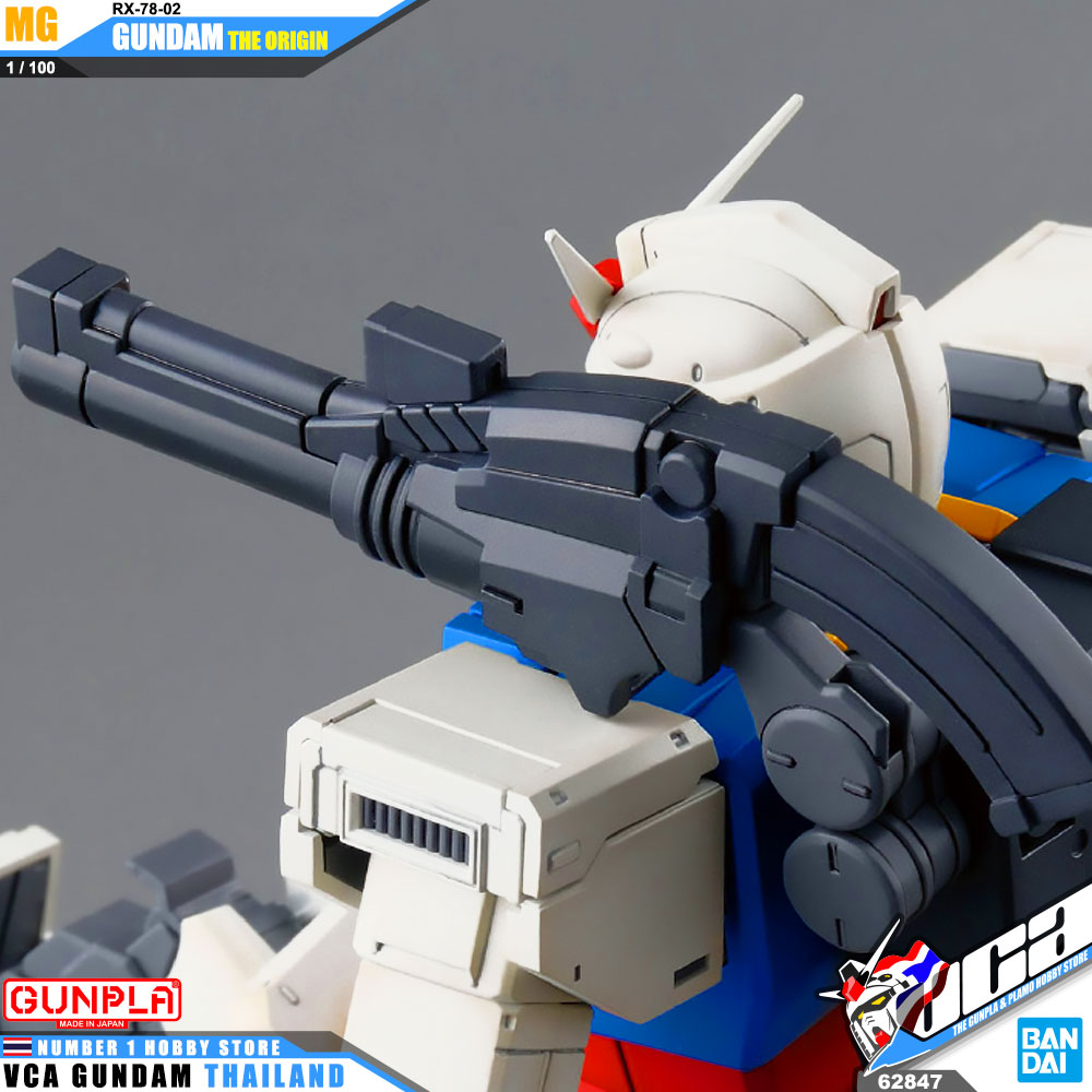 BANDAI GUNPLA MASTER GRADE MG 1/100 RX-78-02 GUNDAM THE ORIGIN โมเดล กันดั้ม กันพลา VCA GUNDAM