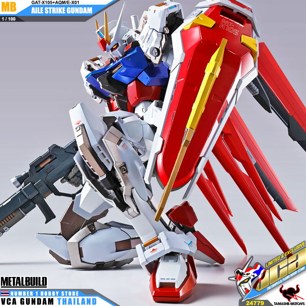 BANDAI TAMASHII NATIONS METAL BUILD AILE STRIKE GUNDAM กันดั้ม ฟิกเกอร์ VCA GUNDAM