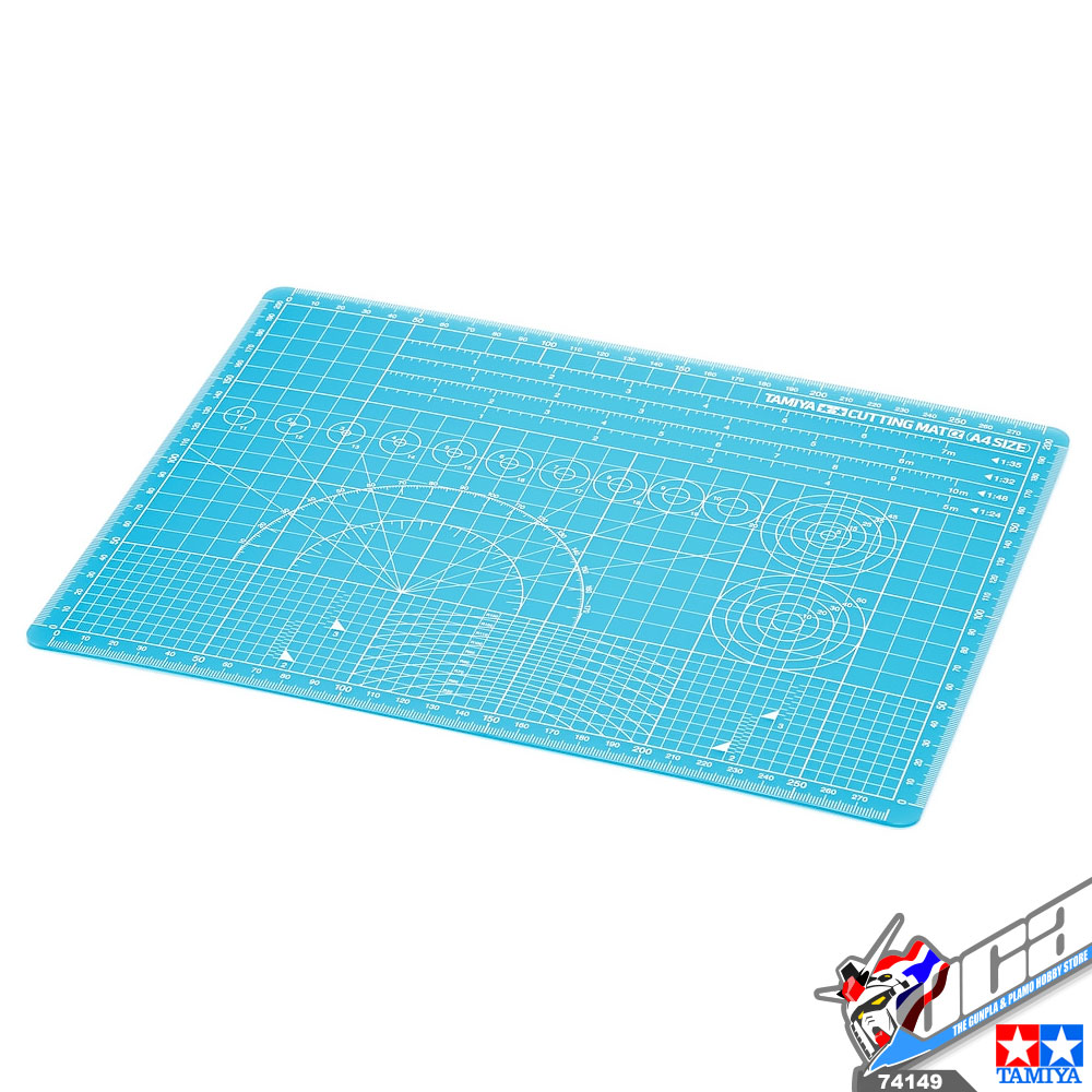 TAMIYA #74149 CUTTING MAT (A4 SIZE / BLUE)