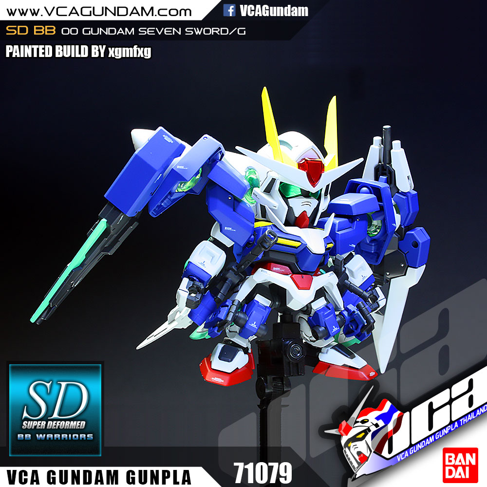 SD BB368 00 GUNDAM SEVEN SWORD/G ดับเบิ้ลโอ กันดั้ม เซเว่น สว๊อด