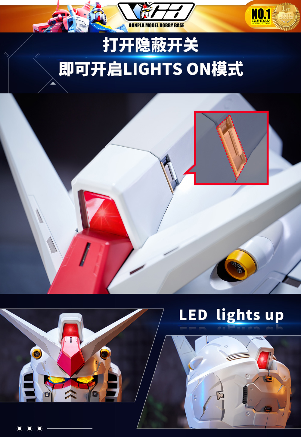 Bandai Namco x BN Head Collection RX-78-2 GUNDAM