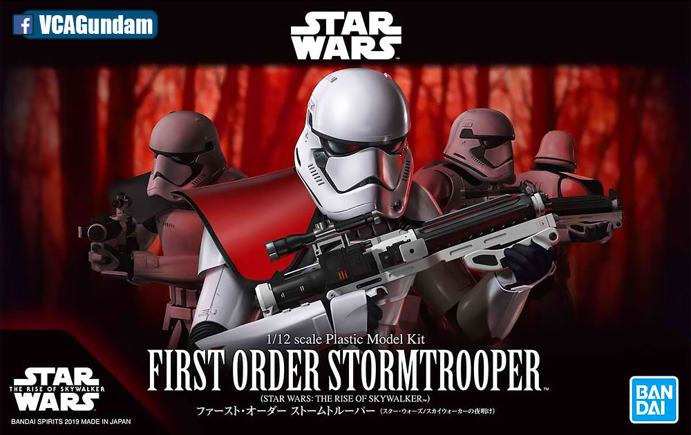 Bandai 1/12 FIRST ORDER STORMTROOPER STAR WARS : THE RISE OF SKYWALKER