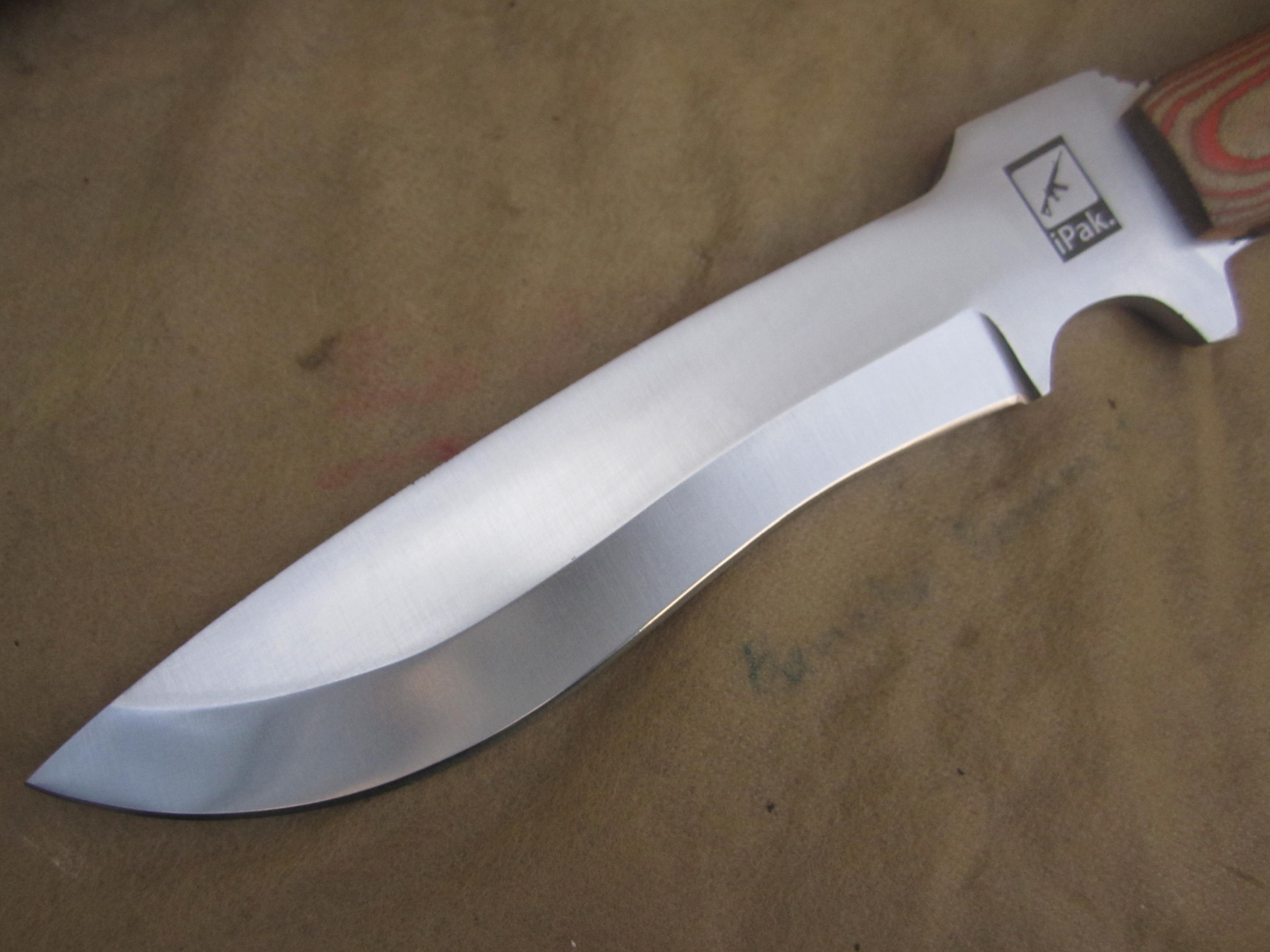 IPAK CFK Custom Handmade D2 BUG-OUT-BAG Tactical Parang Survival Bushcraft Knife