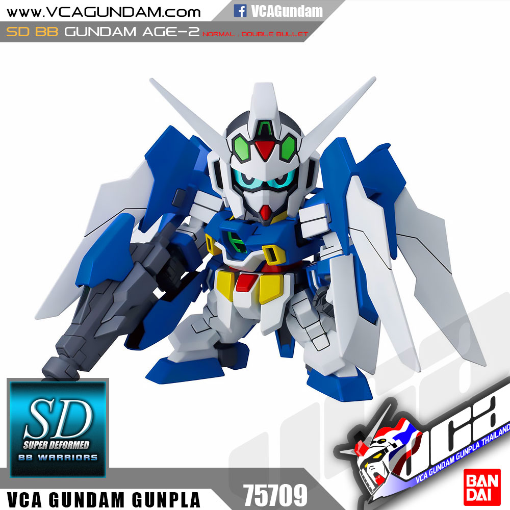 SD BB371 GUNDAM AGE-2 NORMAL / DOUBLE BULLET กันดั้ม เอจ 2 นอร์มอล / ดับเบิ้ล บูลเล็ท