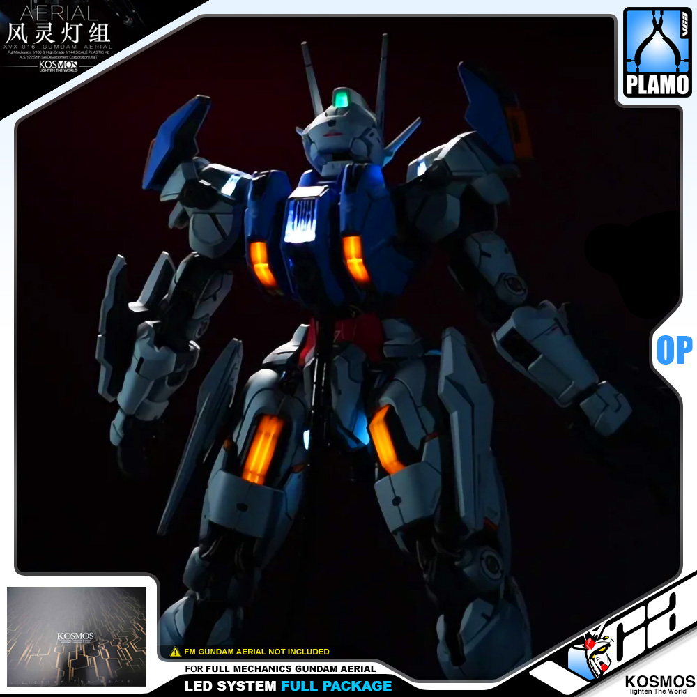 Kosmos LED Full Package System for FM 1/100 XVX-016 GUNDAM AERIAL