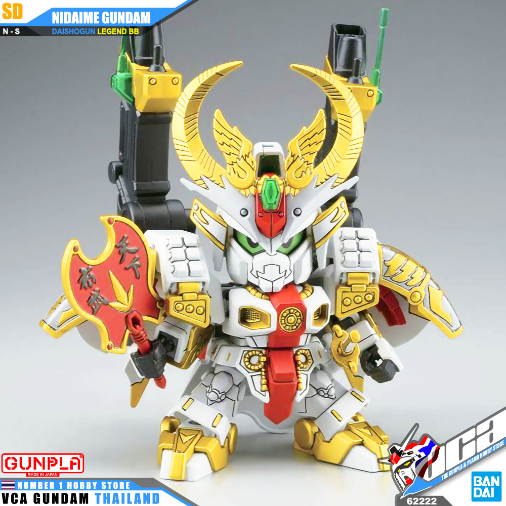 BANDAI GUNPLA SUPER DEFORMED SD GUNDAM LEGENDBB BB395 NIDAIME GUNDAM DAISHOGUN โมเดล กันดั้ม กันพลา VCA GUNDAM