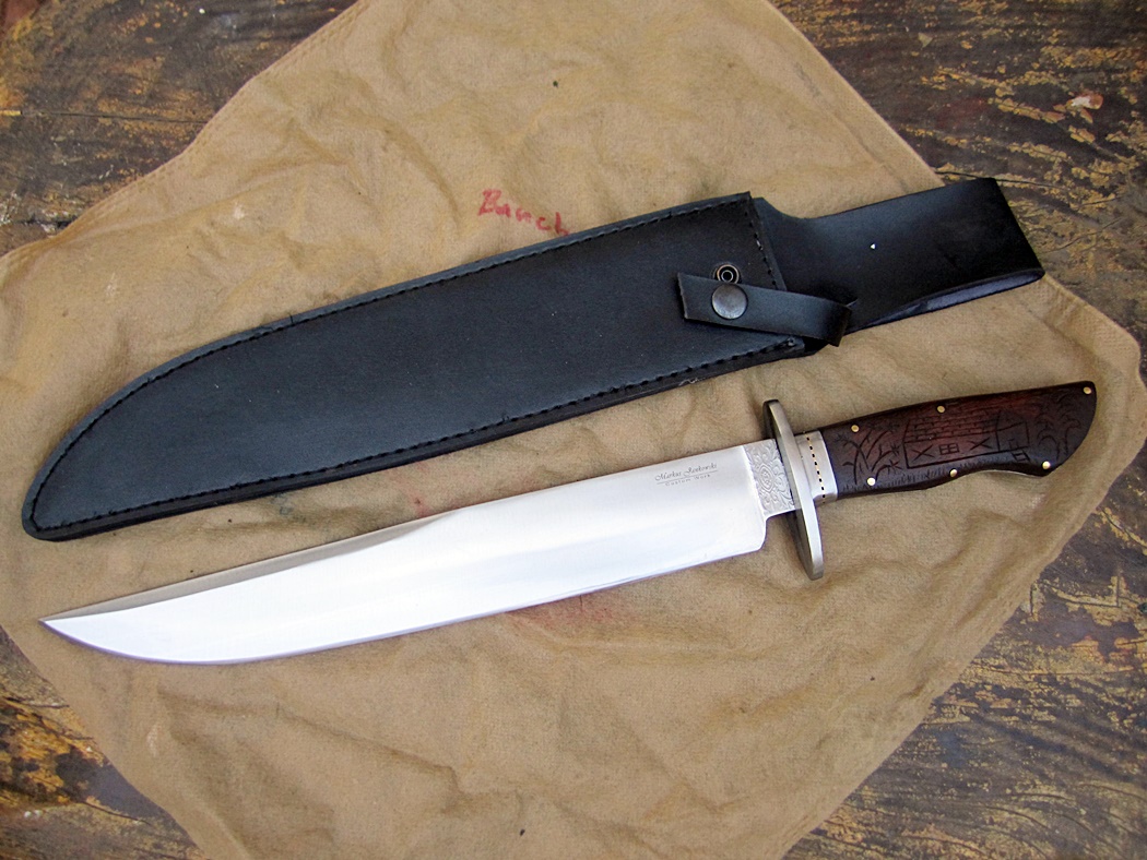D2 Custom Handmade Bowie Knife Hunting Survival Tactical Camping 17''