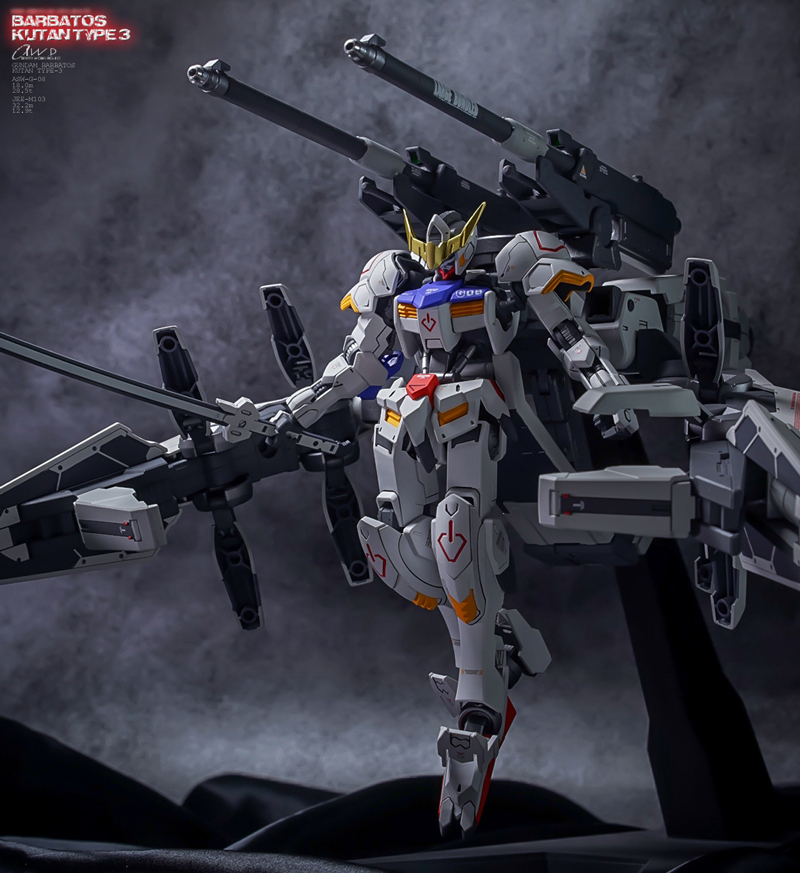 HG 1/144 Gundam Barbatos + Transport Booster | Modeled by Identity