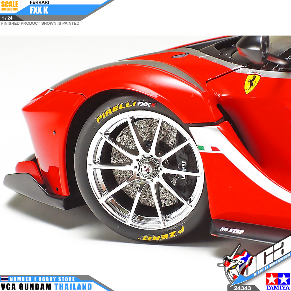 TAMIYA 24343 1/24 FERRARI FXX K FXXK PLASTIC SCALE MODEL KIT TOY CAR โมเดลประกอบ รถยนต์ รถแข่ง เฟอร์รารี VCA GUNDAM