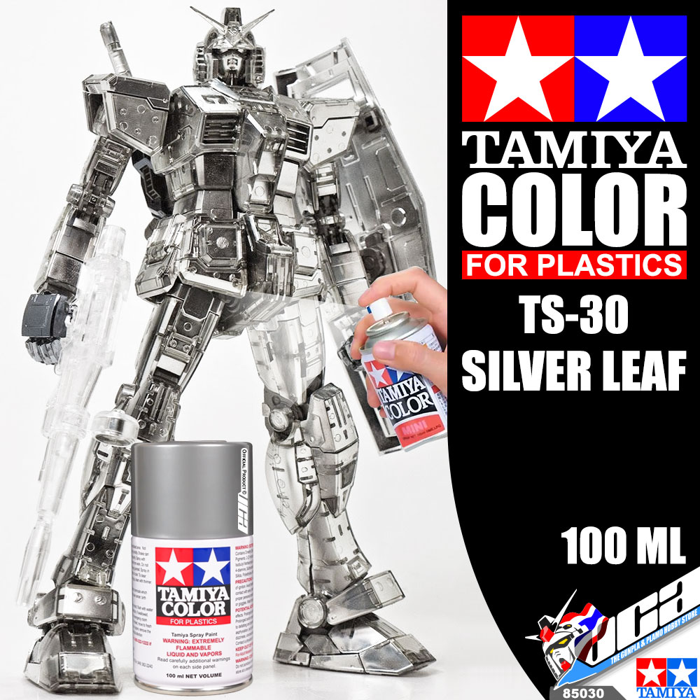 TAMIYA 85030 TS-30 SILVER LEAF COLOR SPRAY PAINT CAN 100ML