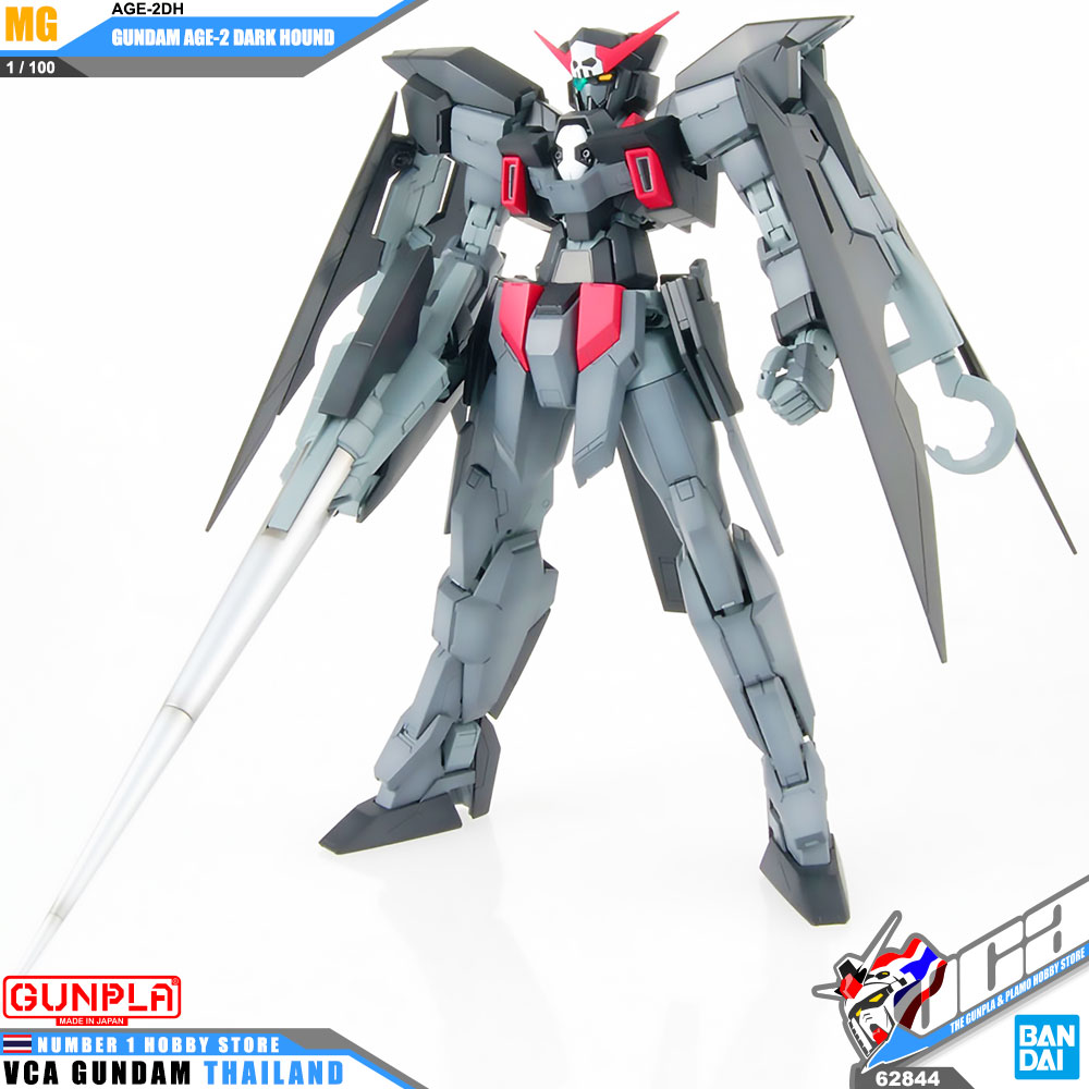 BANDAI GUNPLA MASTER GRADE MG 1/100 GUNDAM AGE-2 AGE 2 DARK HOUND โมเดล กันดั้ม กันพลา VCA GUNDAM