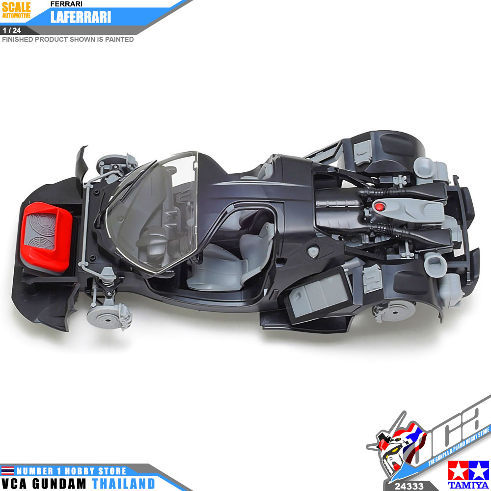 TAMIYA 24333 1/24 FERRARI LAFERRARI PLASTIC MODEL KIT TOY CAR โมเดลประกอบ รถยนต์ รถแข่ง เฟอร์รารี VCA GUNDAM