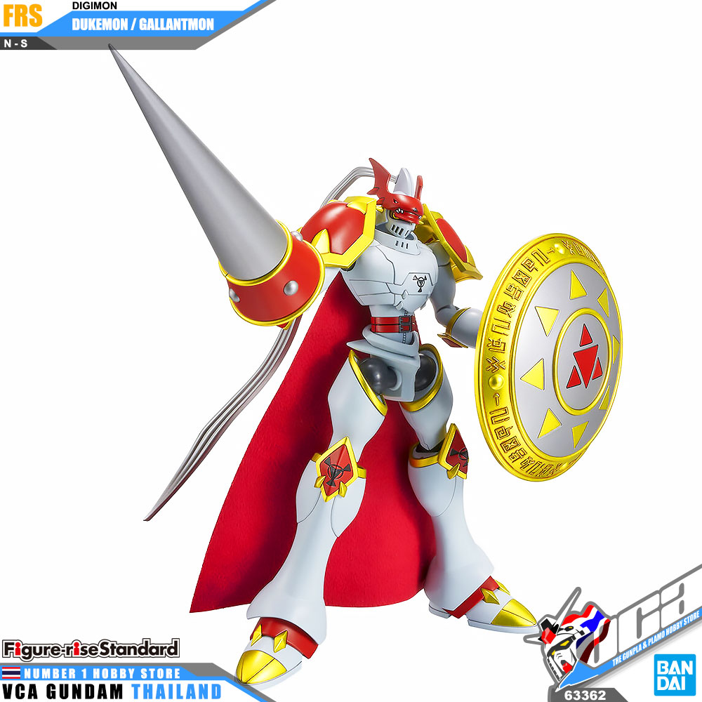 ⭐️ BANDAI FIGURE-RISE STANDARD DUKEMON GALLANTMON FIGURE RISE DIGIMON ADVENTURE ดิจิมอน แอดเวนเจอร์ โมเดล VCA GUNDAM