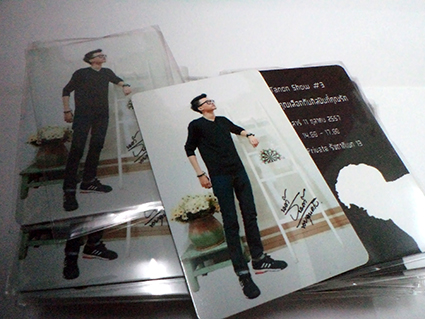 พิมพ์การ์ด Pvc Card สีไม่ลอก