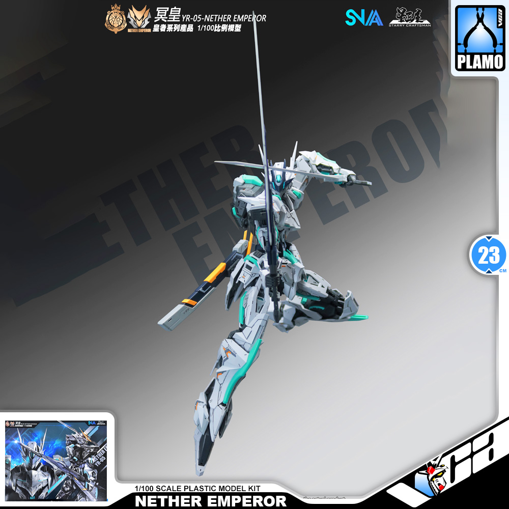 SNAA 1/100 Nether Emperor 冥皇 Master Grade MG Action Figure Mecha Plamo Kit VCA Gundam Thailand