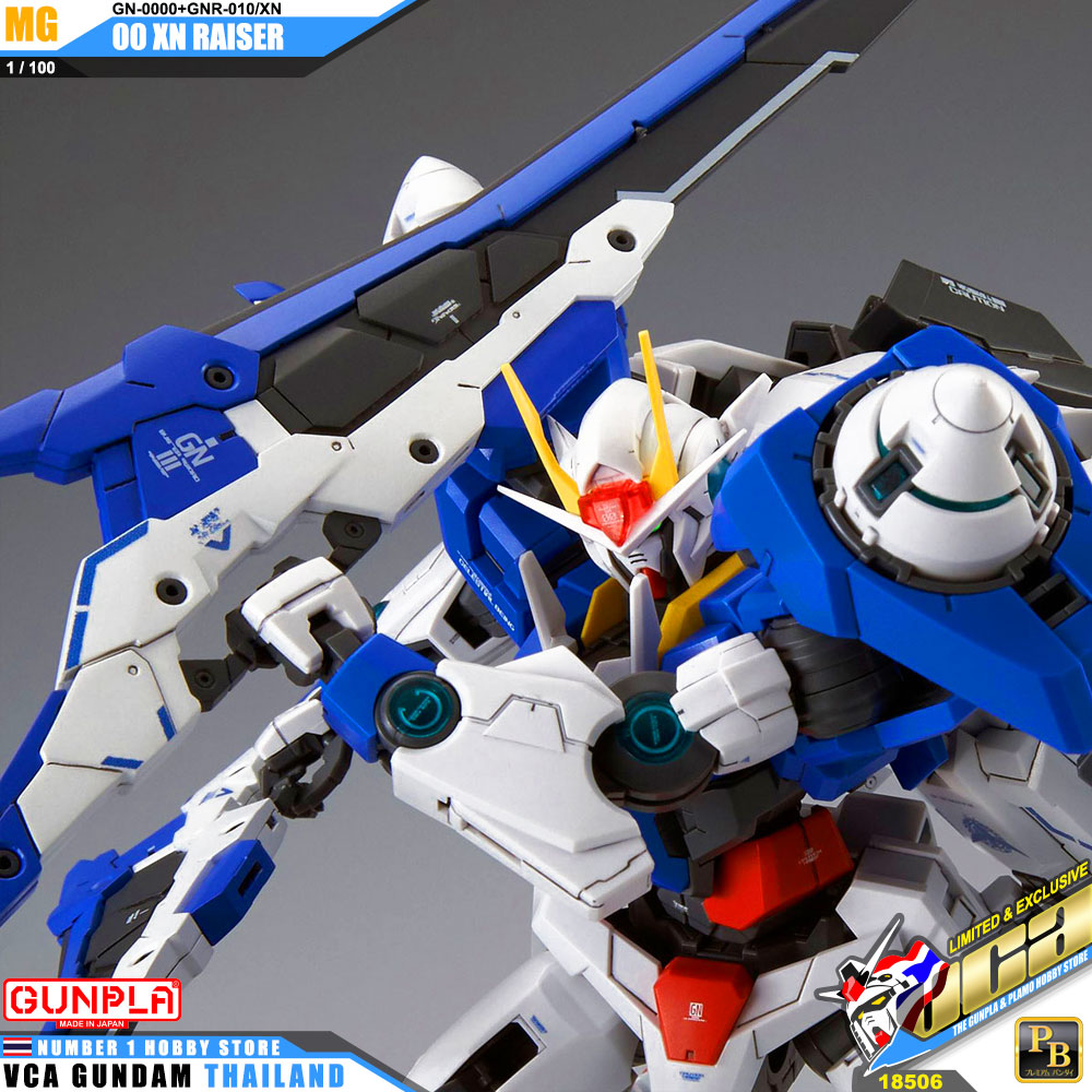 Premium Bandai Gunpla Master Grade MG 00 XN RAISER 00 XN ไรเซอร์