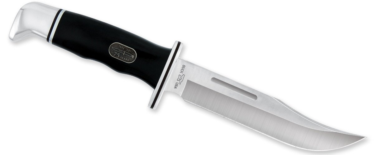 Buck Knives 0119 Special Fixed Blade Knife with Leather Sheath - 75th Anniversary Edition (กล่องกระดาษหาสะสมอยากแล้วครับ)