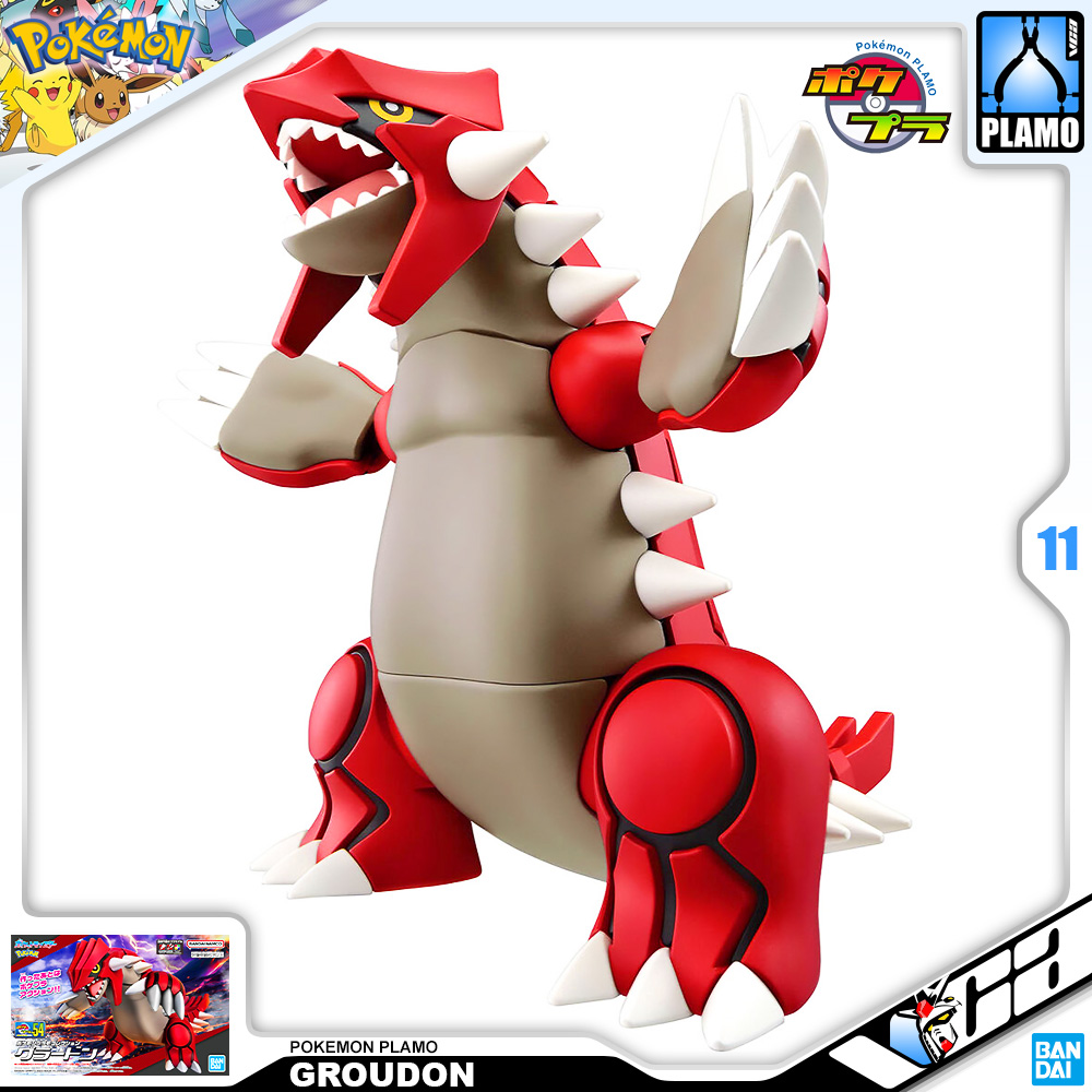 Bandai Pokemon Plamo 54 Groudon