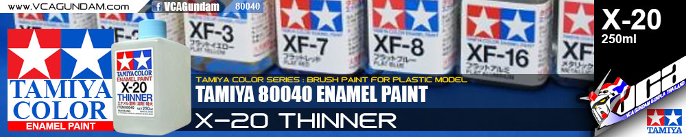 ACRYLIC X-20 ENAMEL THINNER 250ML