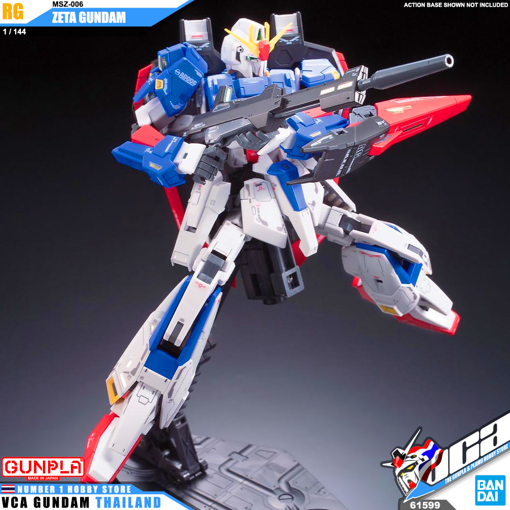 BANDAI GUNPLA REAL GRADE RG 1/144 ZETA GUNDAM โมเดล เซต้า กันดั้ม กันพลา VCA GUNDAM